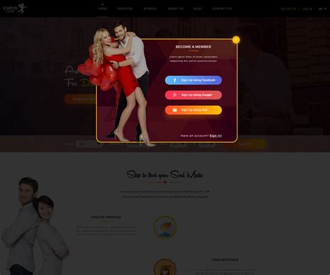 cupid love dating website